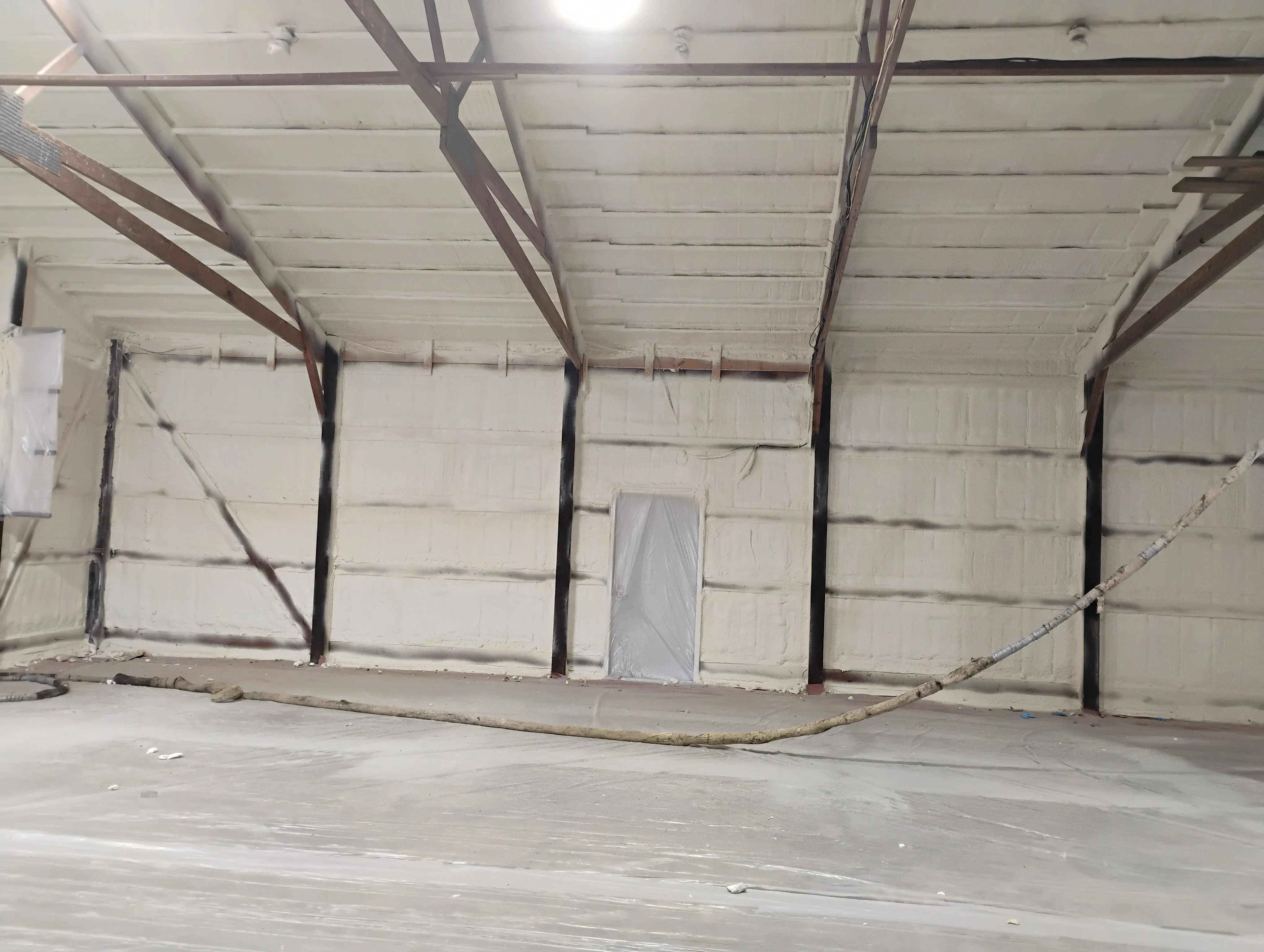 Commercial Spray Foam insulation work